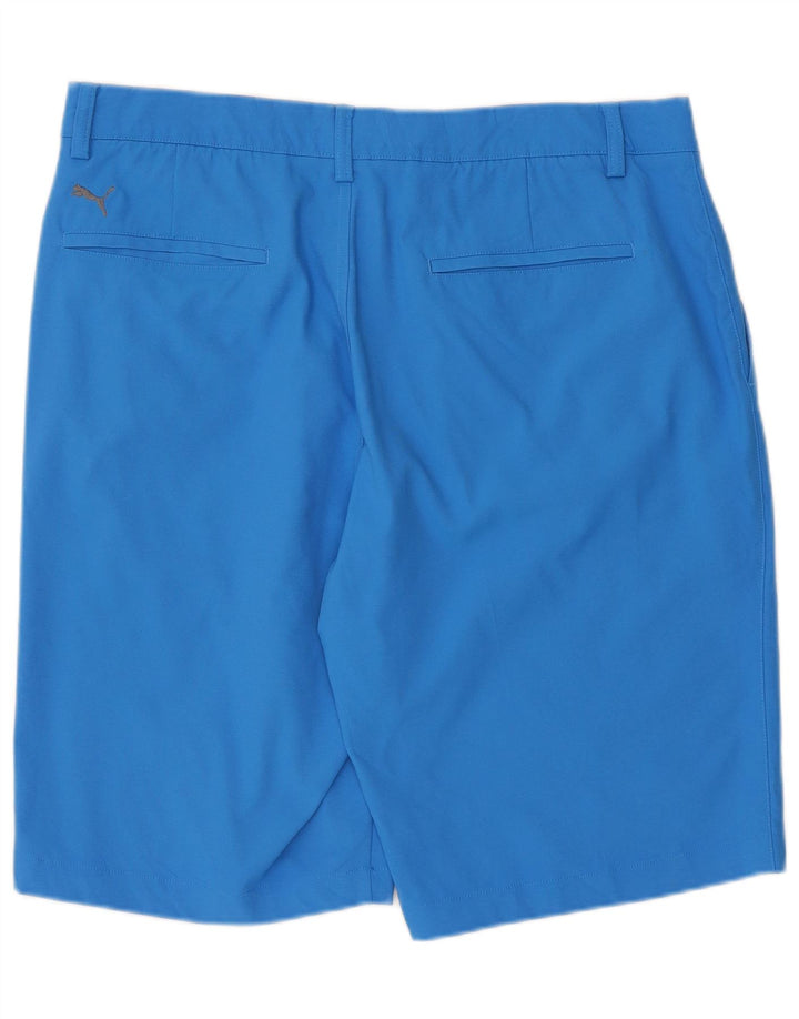 Męskie spodenki Chino Puma W36, duże, niebieskie, poliestrowe
