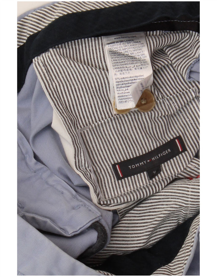 Męskie spodenki Chino TOMMY HILFIGER W31 Średnioniebieskie, bawełniane