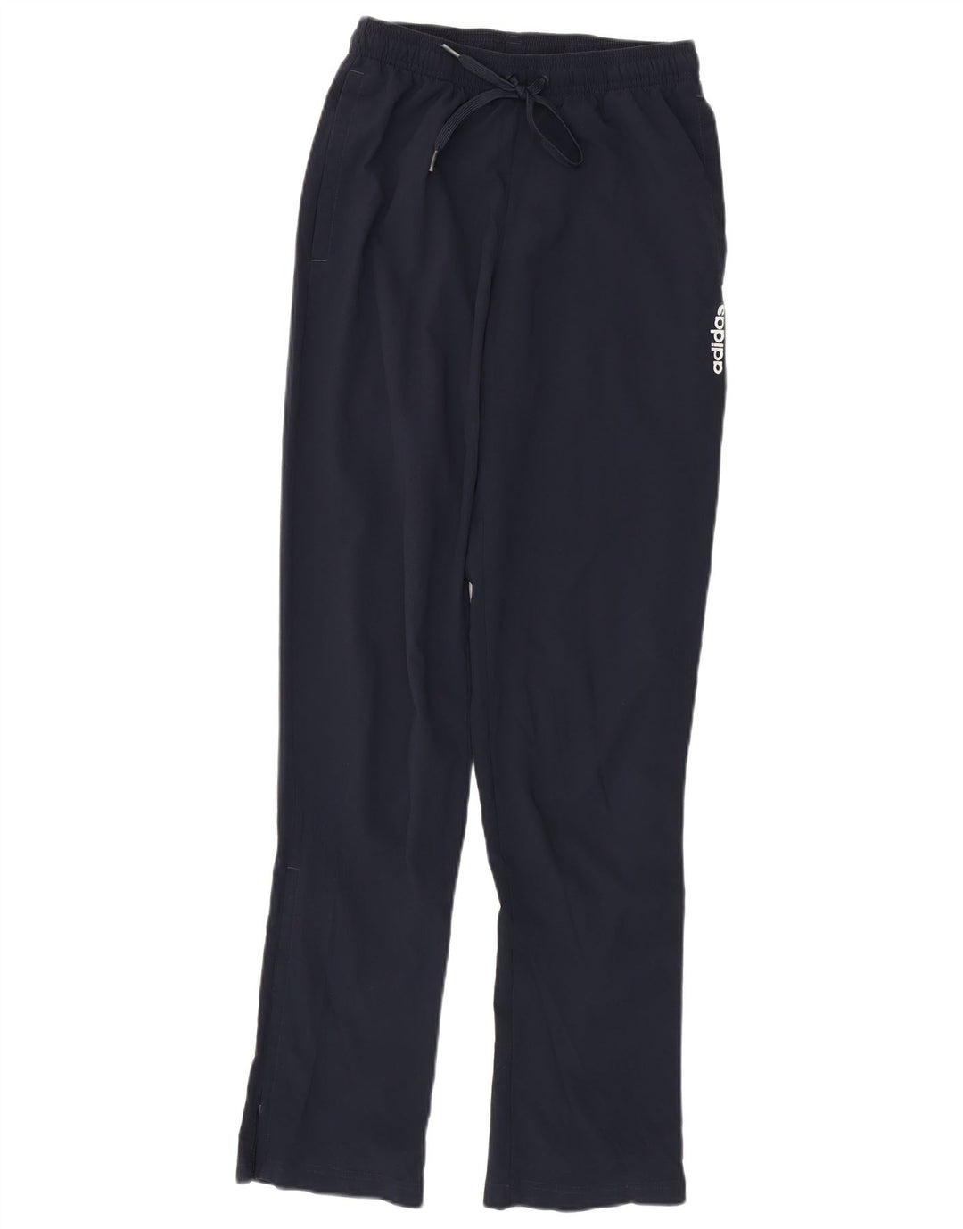 Damskie spodnie dresowe Adidas UK 10, małe, granatowe, poliestrowe