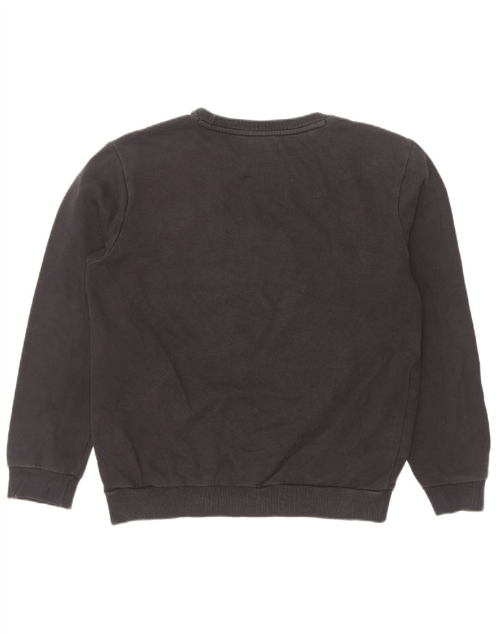 Męska bluza z grafiką Puma, mała, czarna, bawełniana