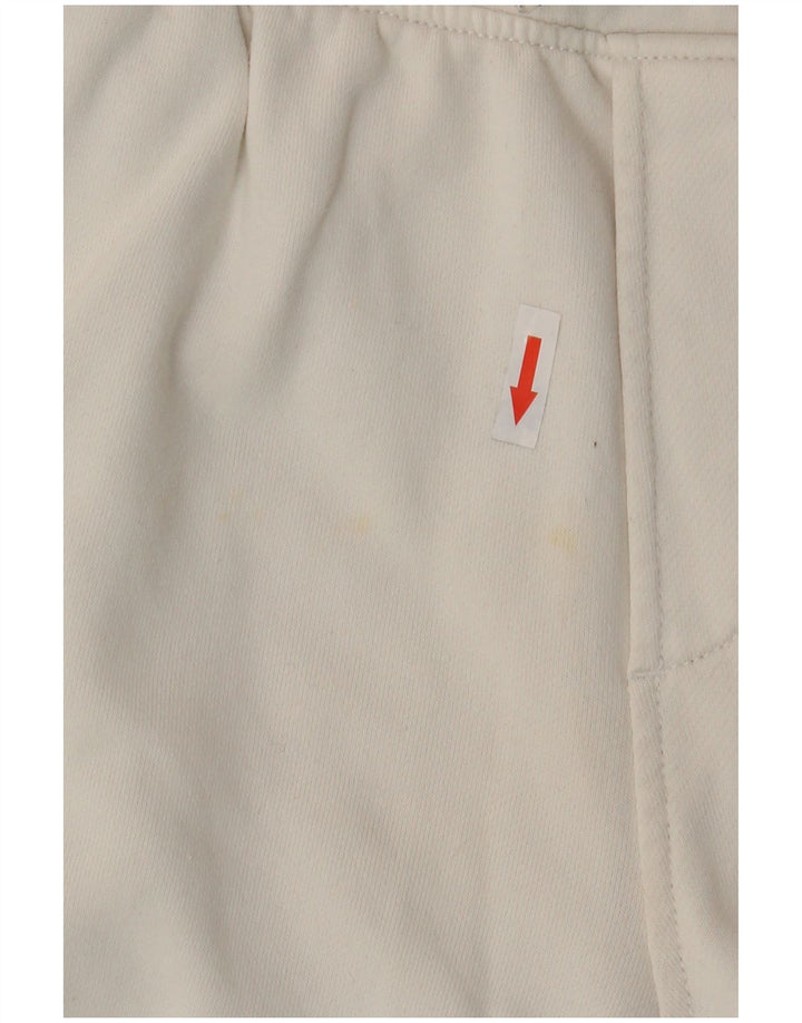 Męskie spodenki sportowe TOMMY HILFIGER z grafiką, średnia biała bawełna