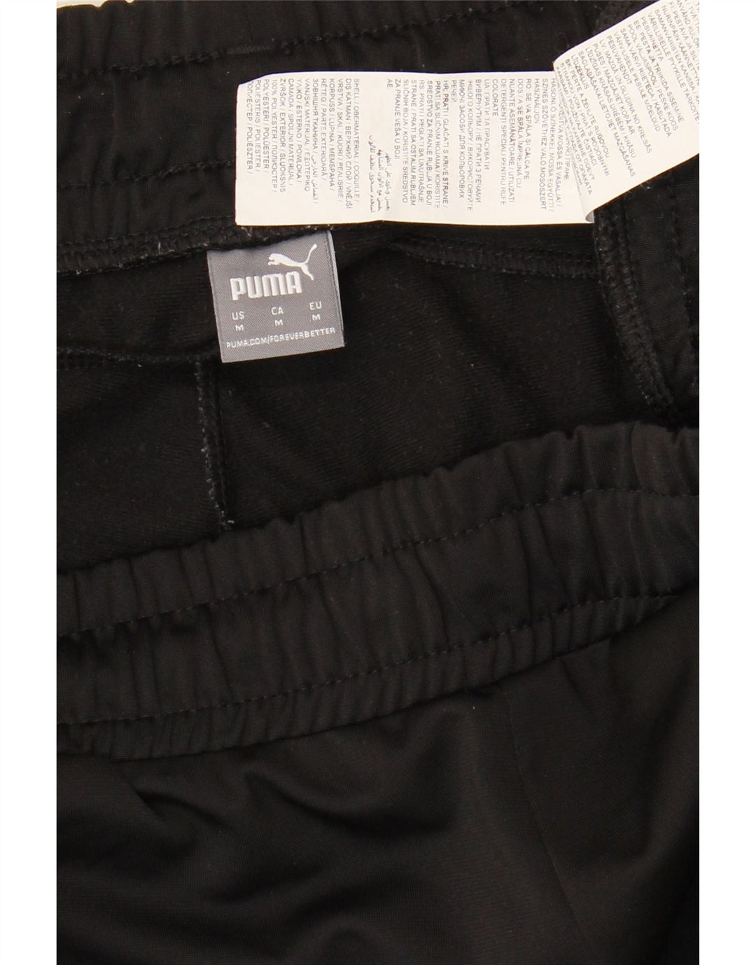 Męskie spodnie dresowe Puma Joggers, średni czarny poliester