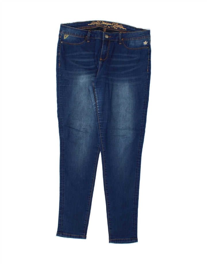 DESIGUAL Womens Skinny Jeans W32 L31  Blue Vintage Desigual and Second-Hand Desigual from Messina Hembry 