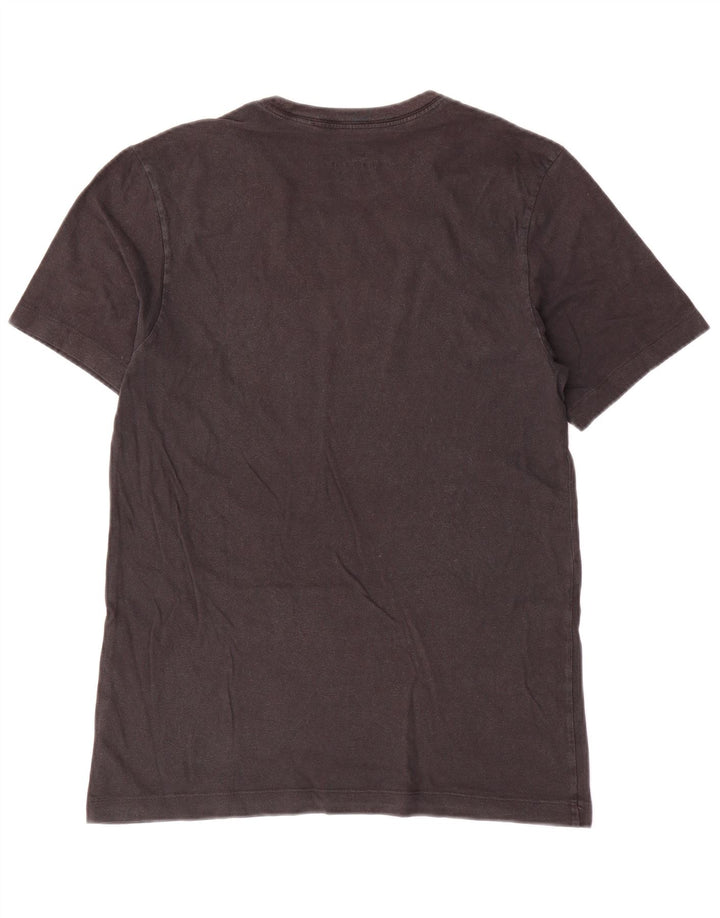 Męski T-shirt z grafiką Nike, mały, czarny, bawełniany