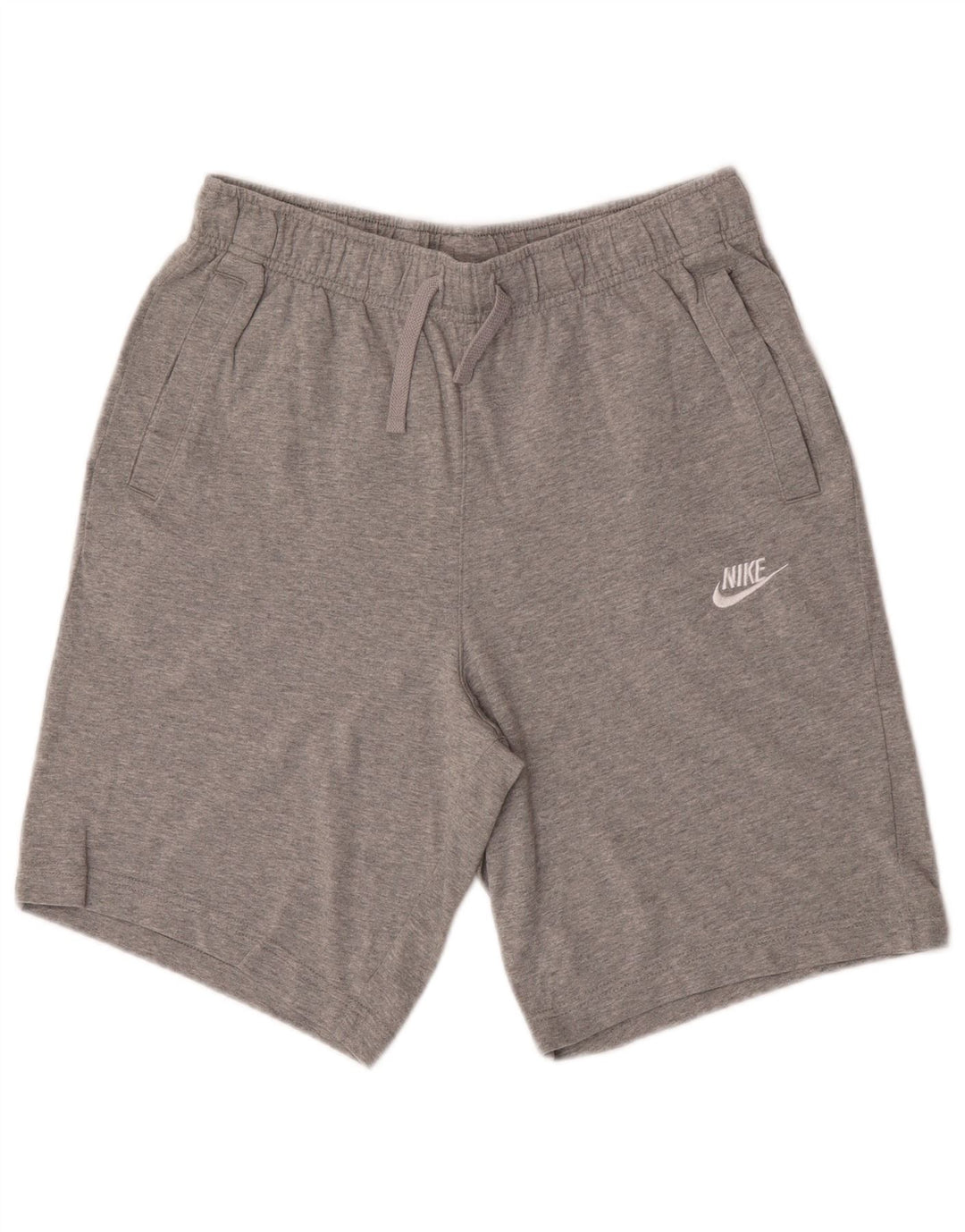 Męskie spodenki sportowe Nike, małe, szare, bawełniane