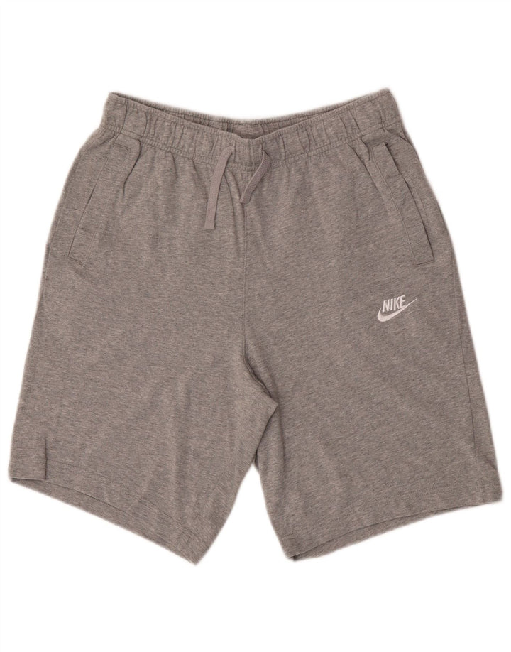 Męskie spodenki sportowe Nike, małe, szare, bawełniane