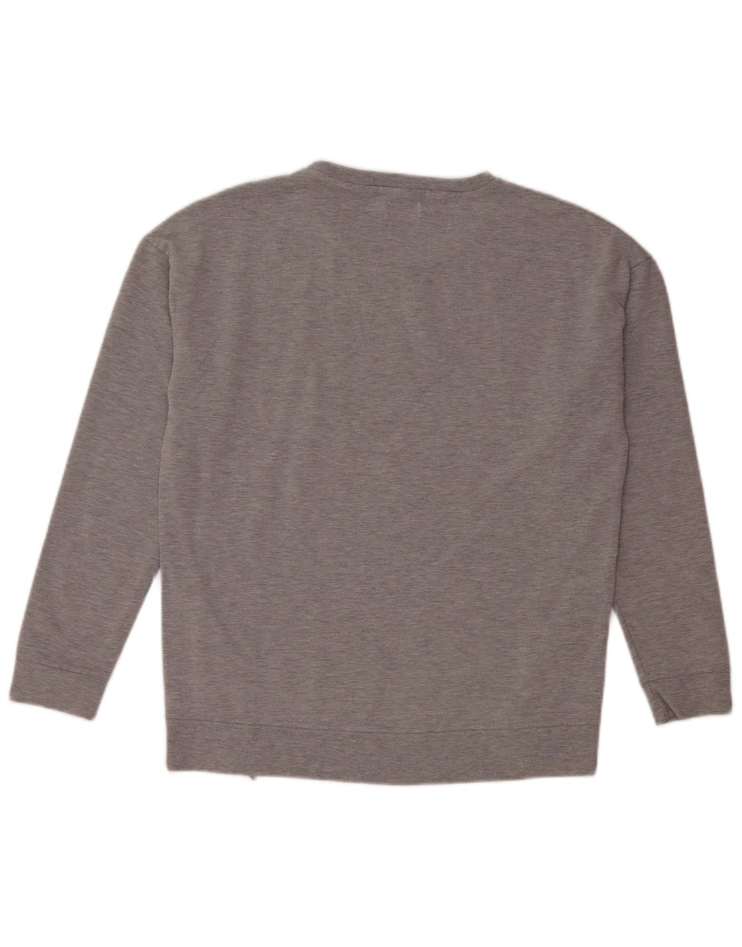 Damski sweter z grafiką CONVERSE UK 14, średnioszary, bawełniany