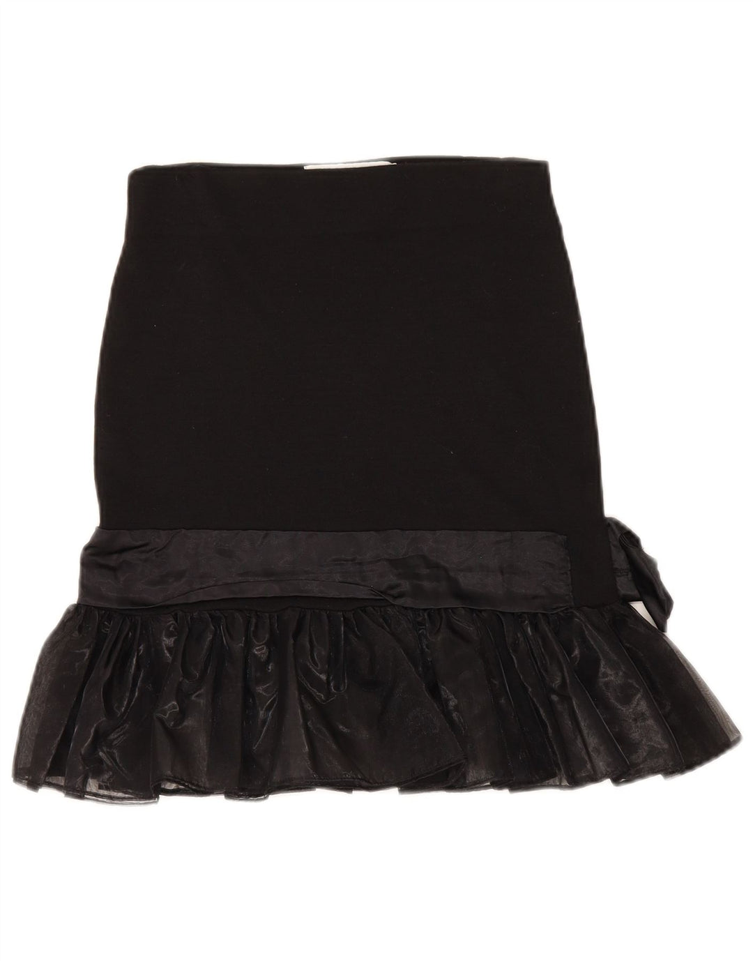 Spódnica damska w stylu vintage IT 44 Medium W28 Czarna wiskoza