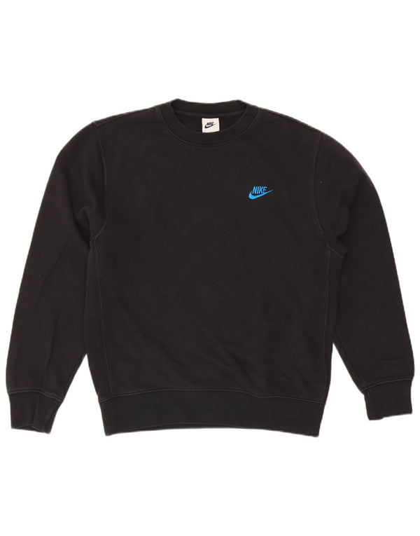 Męska bluza dresowa Nike, mała, czarna, bawełniana