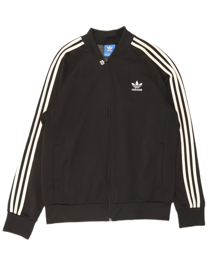 Adidas Męska bluza dresowa, duża, czarna, poliestrowa