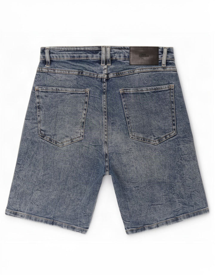 Męskie spodenki jeansowe Zara EU 38 Small W30 Niebieskie
