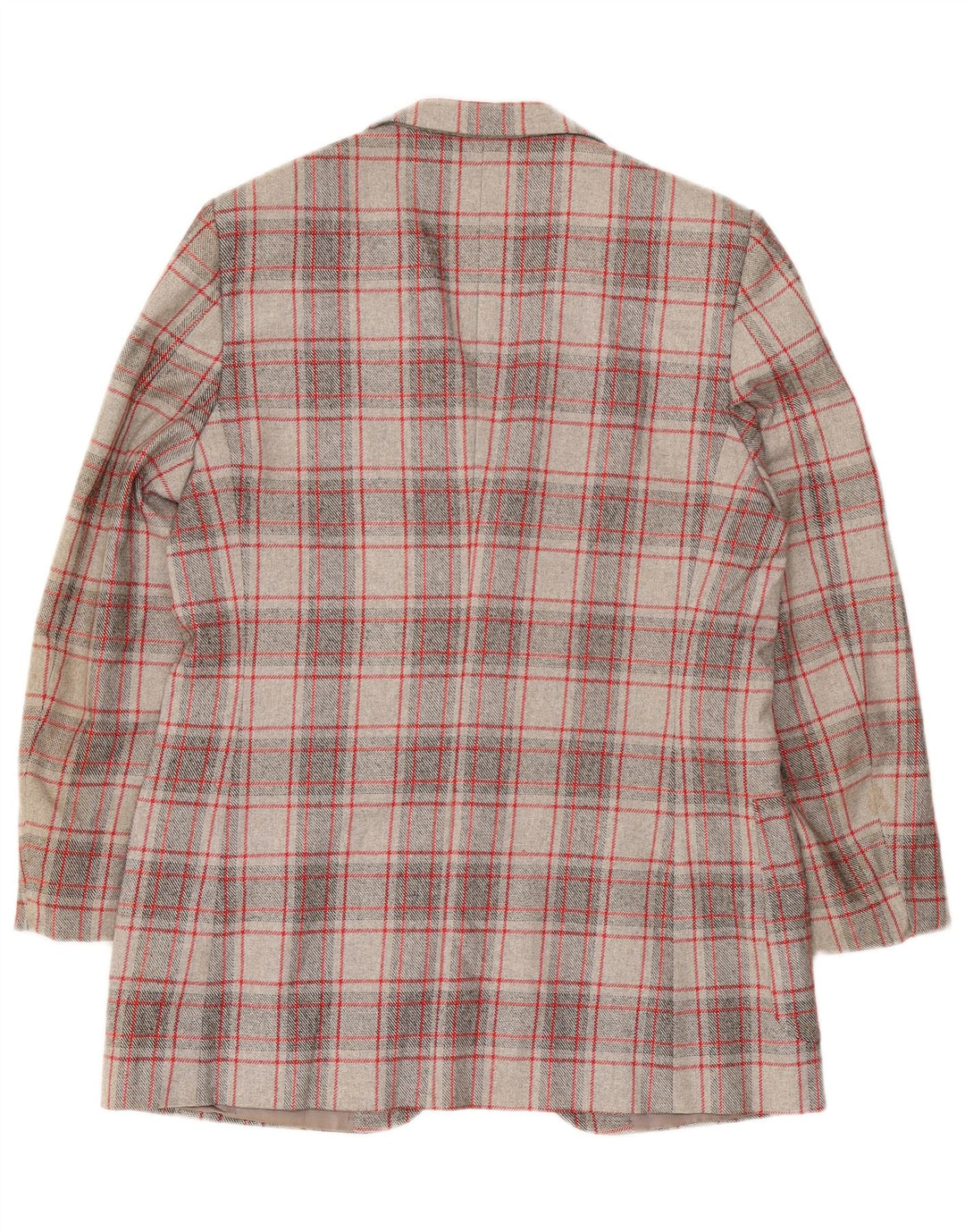 Vintage męska marynarka zapinana na 2 guziki IT 52 XL w szarą kratkę