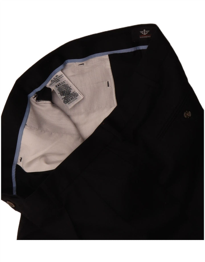 Męskie spodnie Chino Dockers W40 L30 Czarne bawełniane