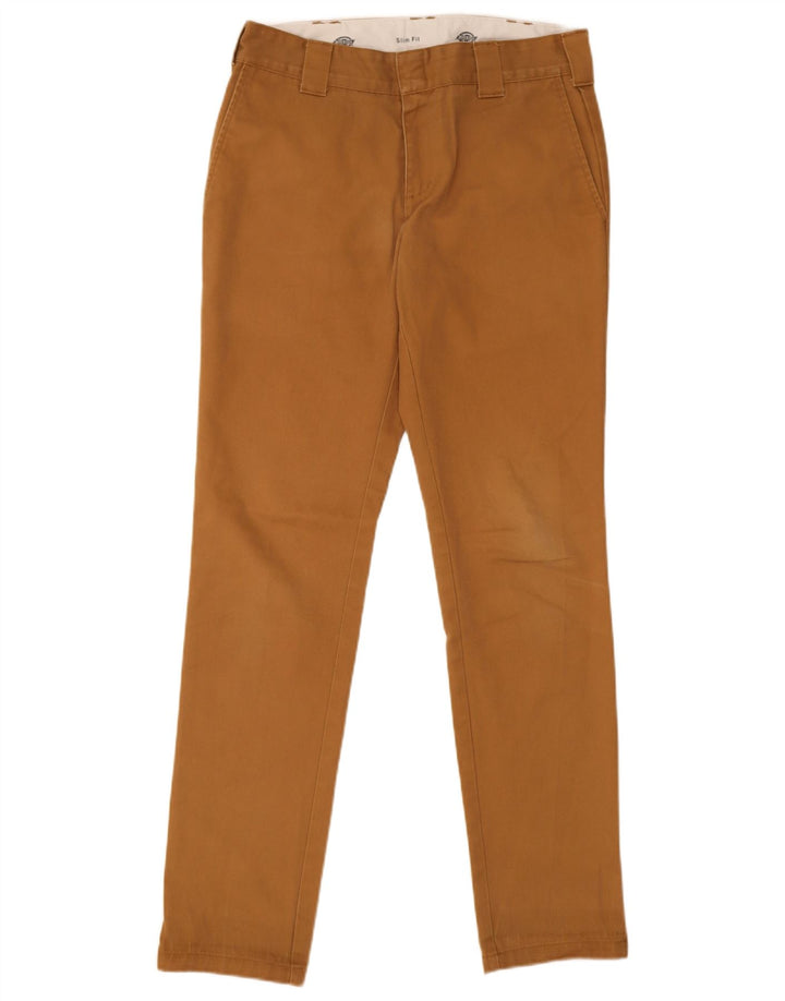 Męskie spodnie chino Dickies Slim Fit W32 L32 Brązowy poliester