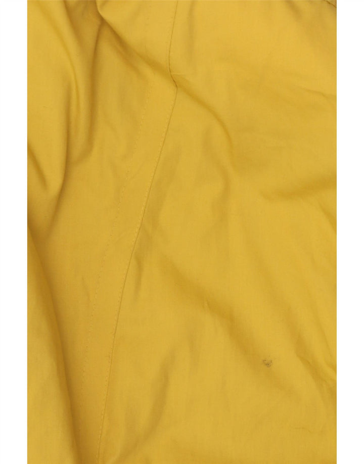 Vintage damski płaszcz przeciwdeszczowy oversize EU 42, duży, żółty poliester
