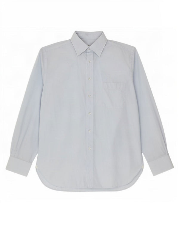 Ermenegildo Zegna Mens Shirt Size 41 16 1/2 Large Blue Cotton