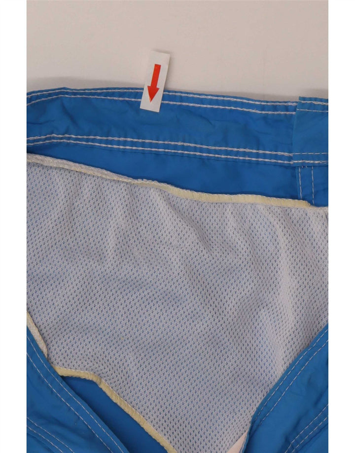 Męskie spodenki kąpielowe Sundek Regular, duży niebieski nylon z blokami kolorów
