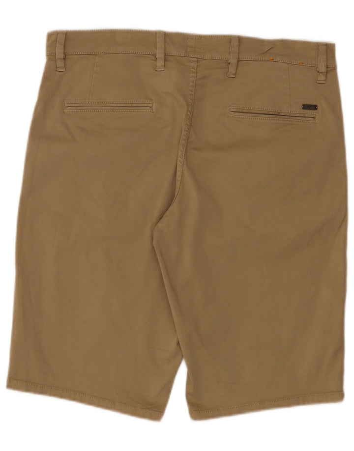 Męskie spodenki Chino Hugo Boss W35, duże, beżowe, bawełniane