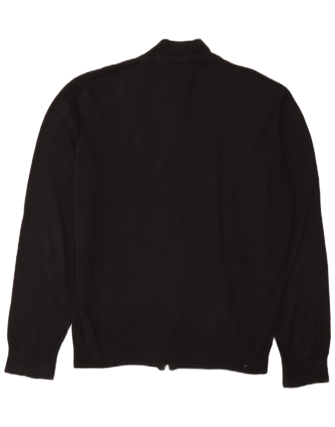 Zara Męski sweter rozpinany, duży, czarny, bawełniany
