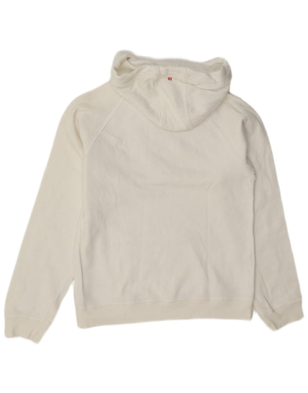 Damska bluza z kapturem Adidas Graphic UK 12 Średnia biała bawełna