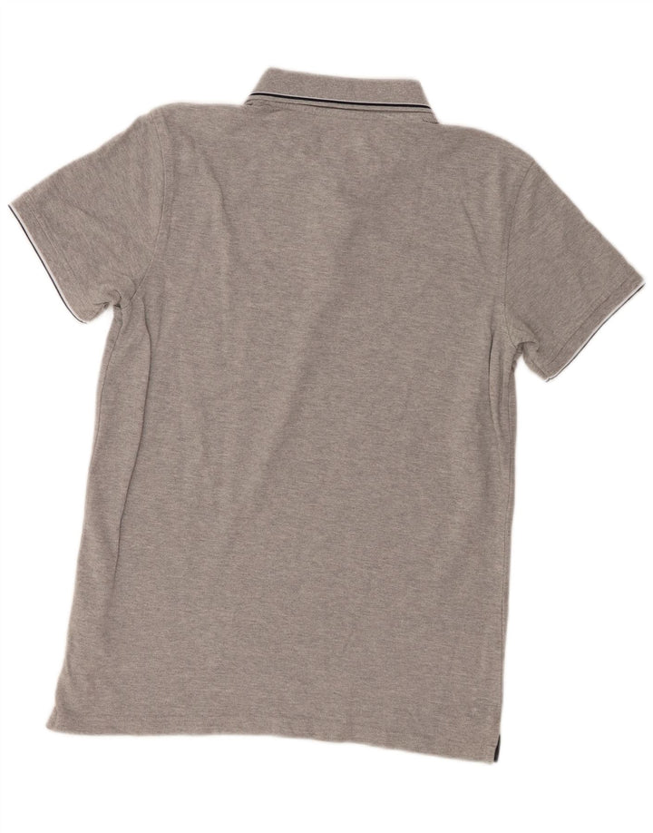 Męska koszulka polo Timberland Slim Fit, średnioszara, bawełniana