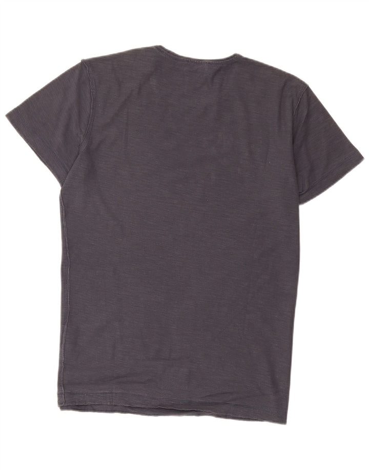 T-shirt męski Diesel, średni, granatowy, nakrapiany