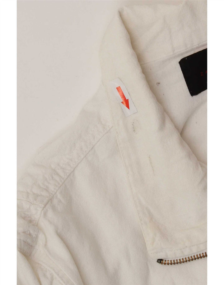 Męska kurtka użytkowa Zara UK 42 XL, biały poliester