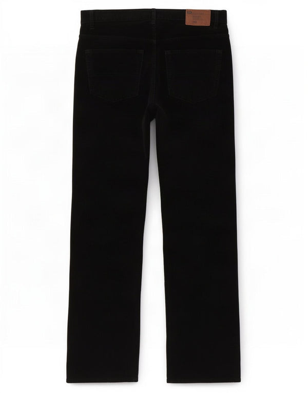 Męskie spodnie sztruksowe Marks & Spencer Blue Harbor Straight W34 L31 Black