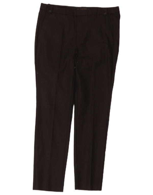 Spodnie damskie Zara Slim Chino EU 38 Small W28 L26 Czarna bawełna