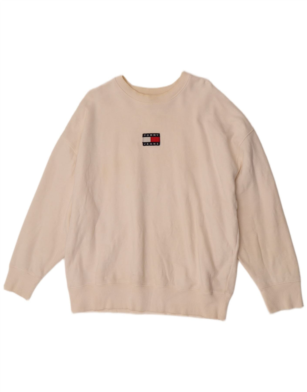 Męska bluza Tommy Hilfiger, duża, biała, bawełniana