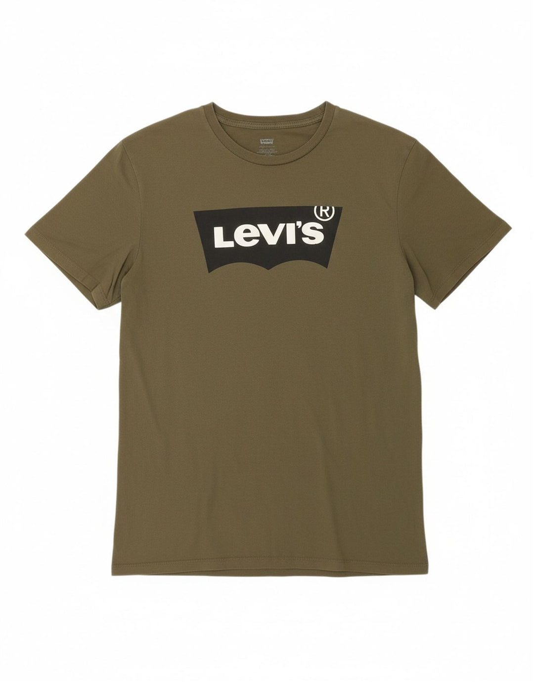 LEVI'S Mens Graphic T-Shirt Top Large Khaki Cotton