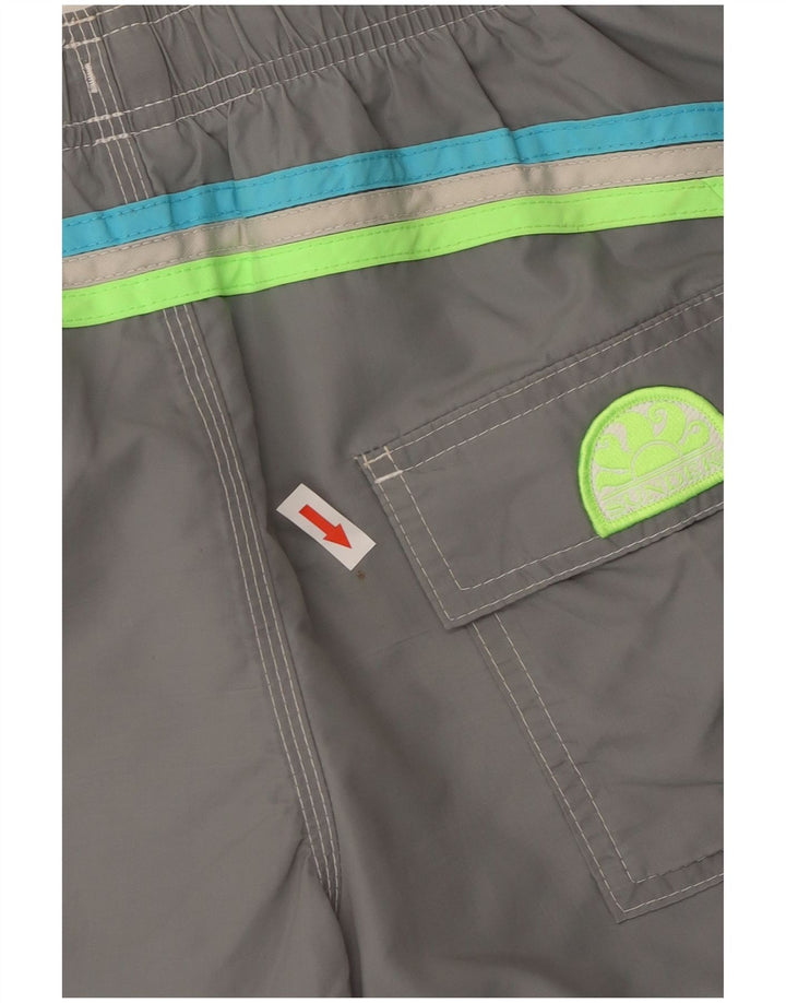 Męskie spodenki kąpielowe Sundek, średni szary poliester