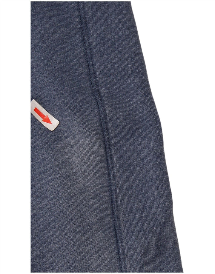 Męski sweter męski WEIRD FISH z grafiką, zapinany na guziki, mały, granatowy