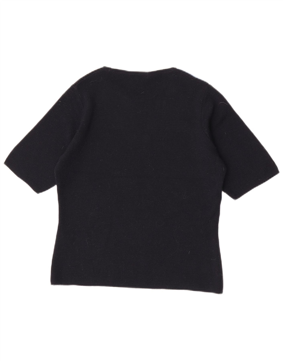 Marks & Spencer Damski sweter z dekoltem w łódkę, UK 14, średni czarny