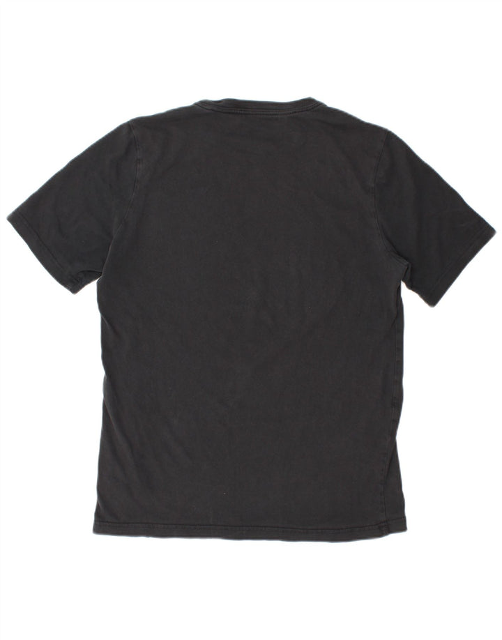 Chłopięcy T-shirt z grafiką ADIDAS, 15-16 lat XL, czarna bawełna