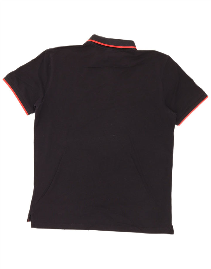 Męska koszulka polo Hugo Boss XL, czarna, bawełniana