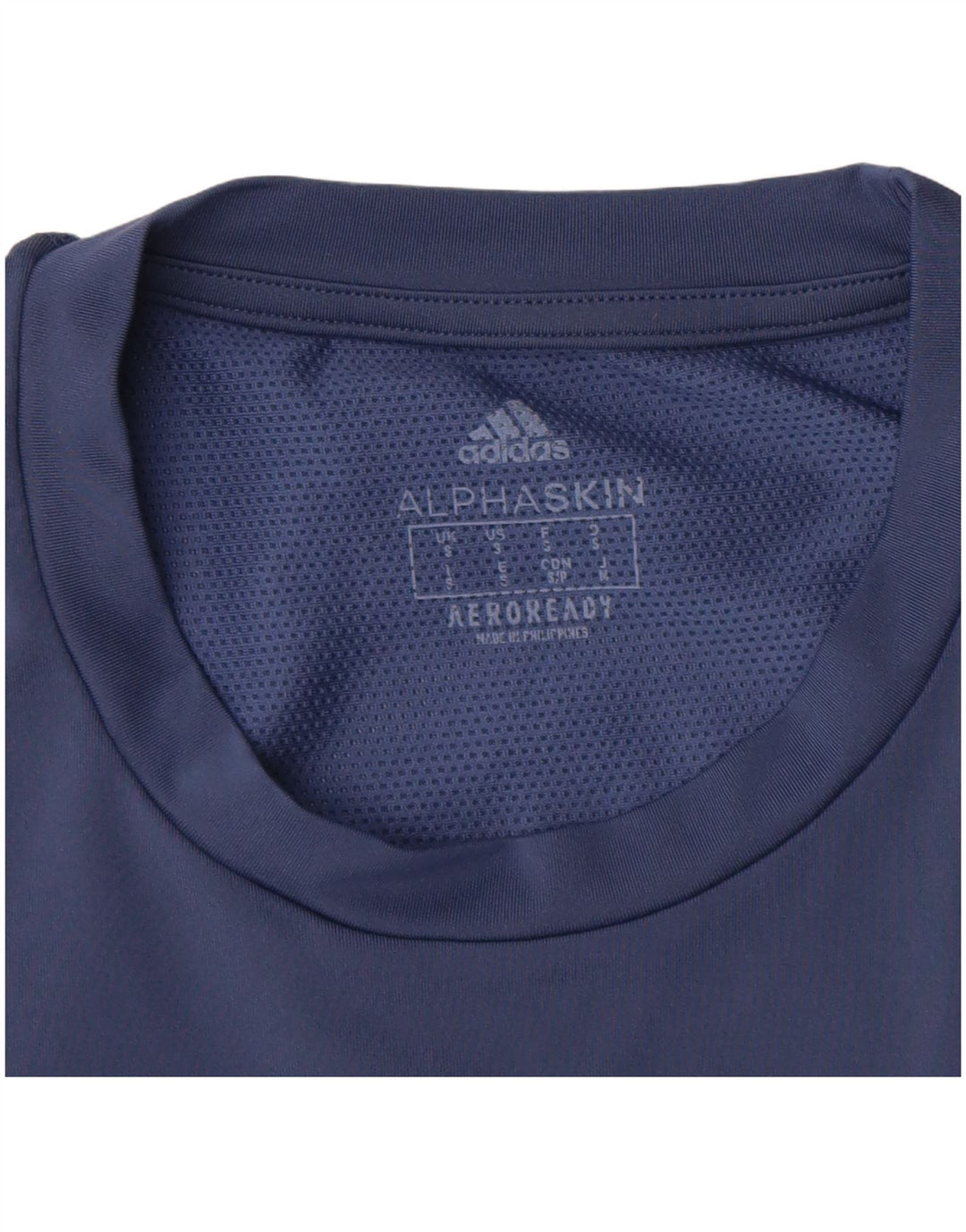 Męski T-shirt ADIDAS Aeroready z grafiką, mały, granatowy