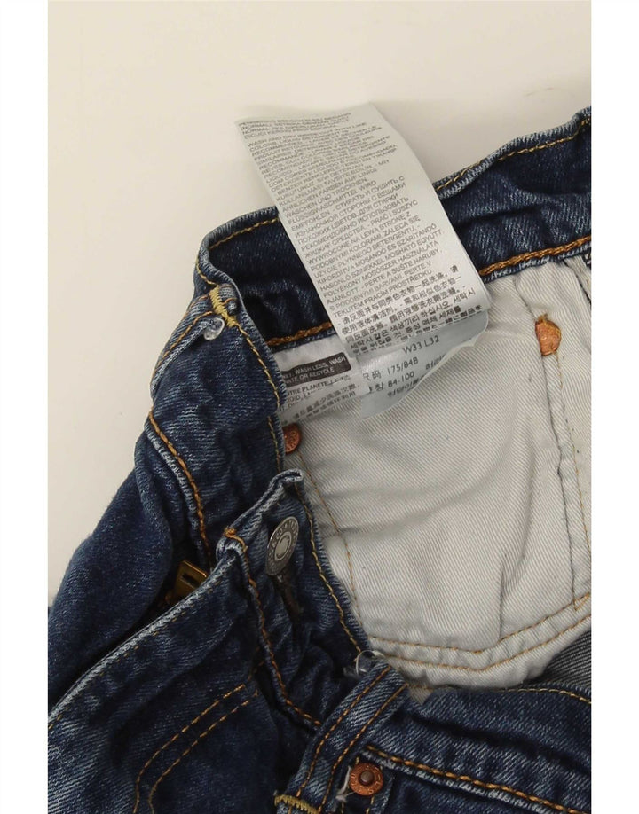 Damskie jeansy Levi's w trudnej sytuacji W33 L32, niebieska bawełna