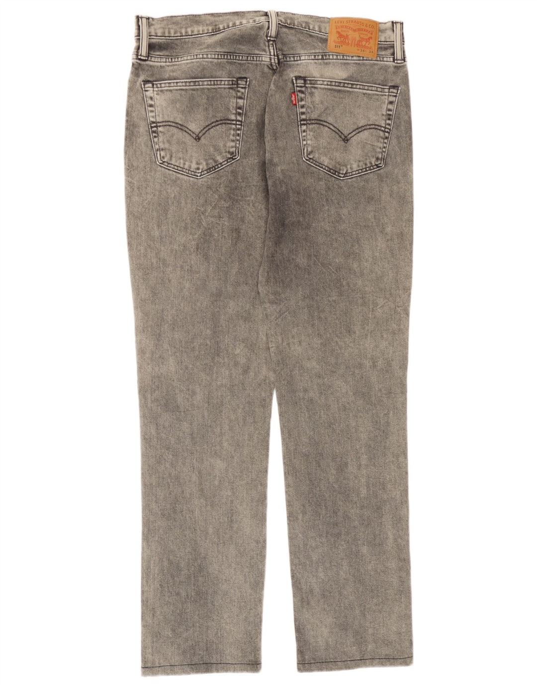 Męskie jeansy Levi's 511 Slim W34 L31 Szara bawełna