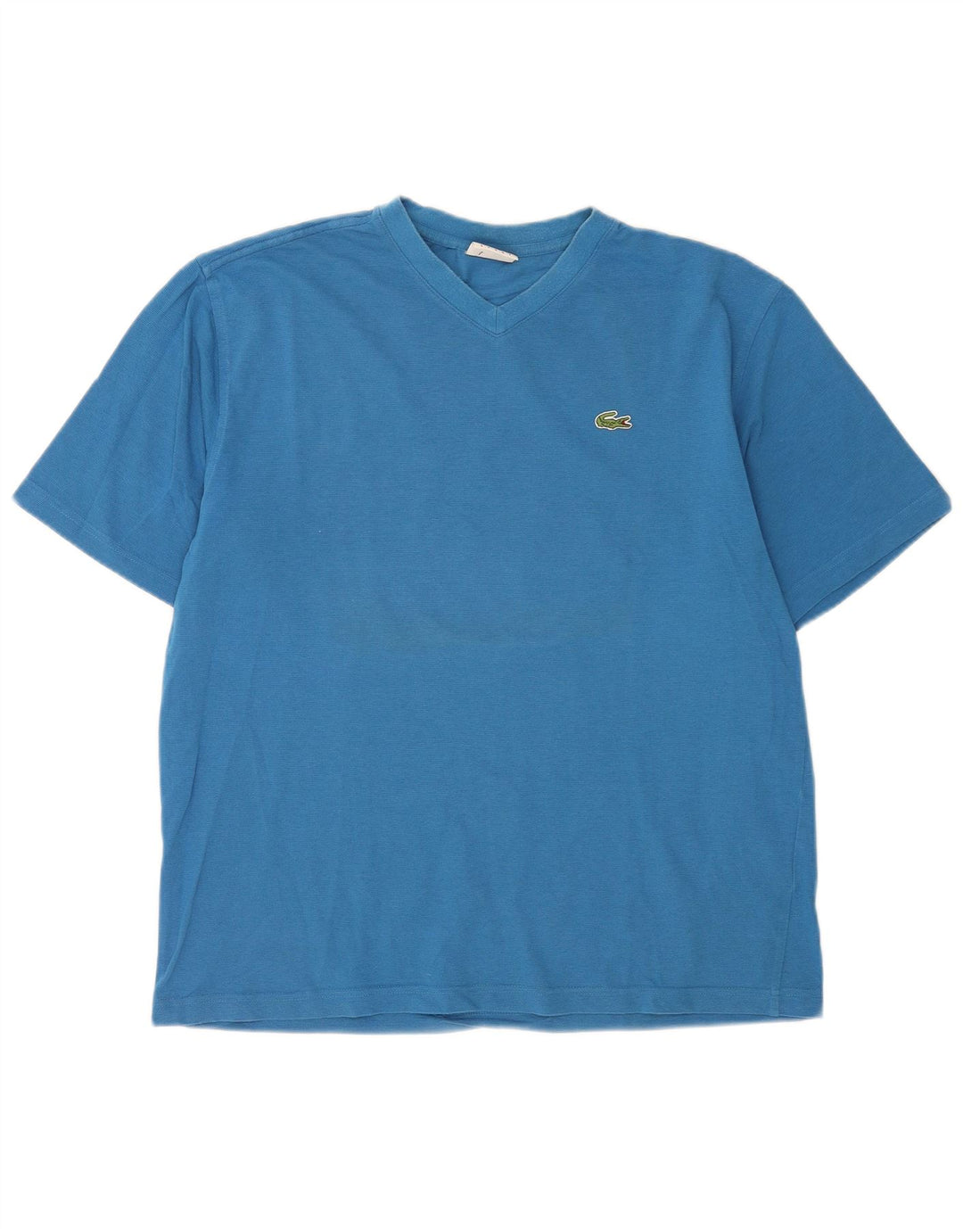 T-shirt męski Lacoste, rozmiar 5, duży, niebieski, bawełniany