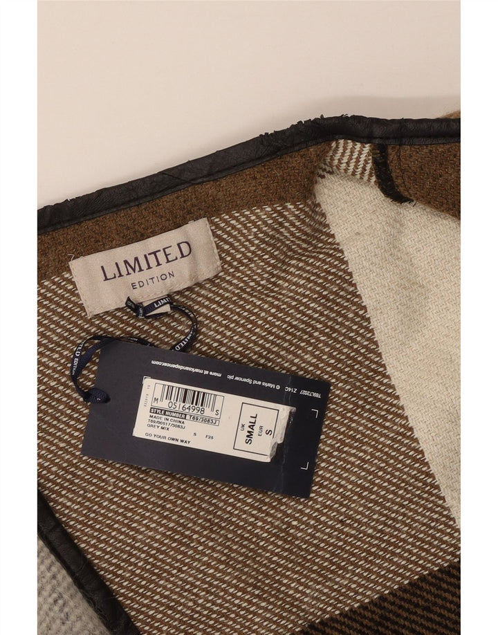 Marks & Spencer Damski długi płaszcz UK 10, mały, wielokolorowy
