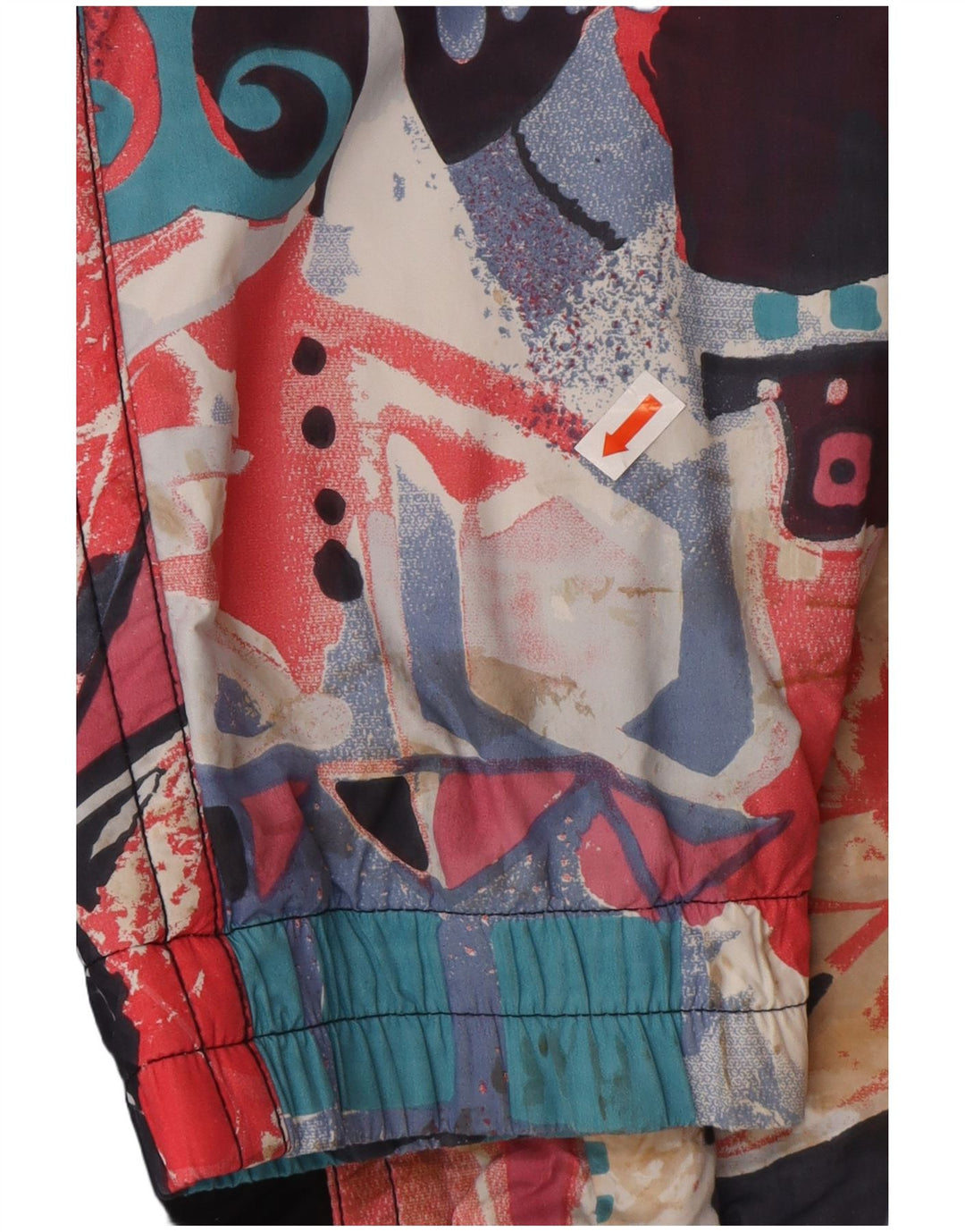 Męska kurtka wiatrówka oversize MAIER UK 6 XS w kolorze czarnym w kwiaty