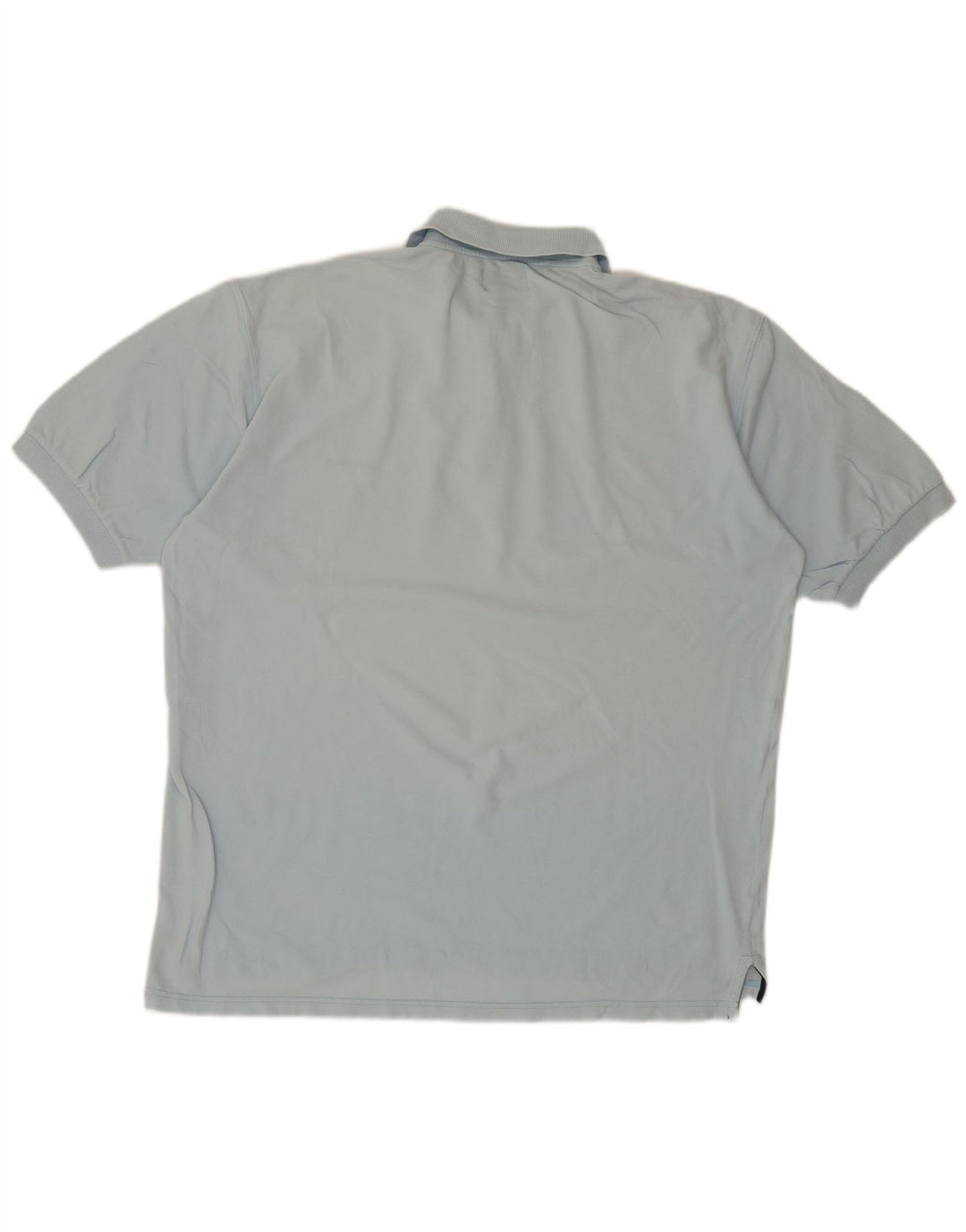 WOOLRICH Mens Polo Shirt XL Blue Cotton