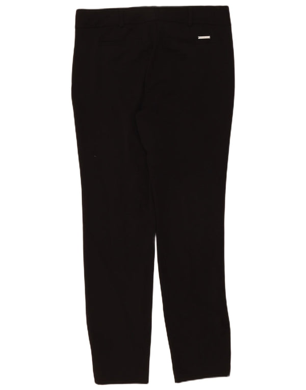 Damskie spodnie typu slim chino Michael Kors US 8 Medium W34 L31 Czarny poliester