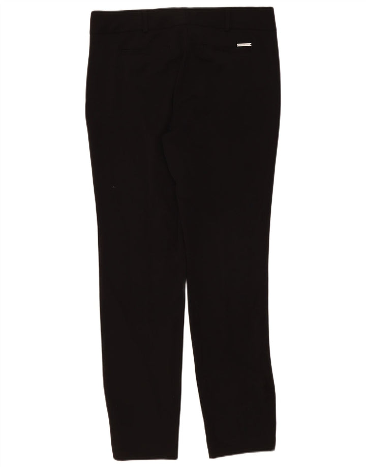 Damskie spodnie typu slim chino Michael Kors US 8 Medium W34 L31 Czarny poliester
