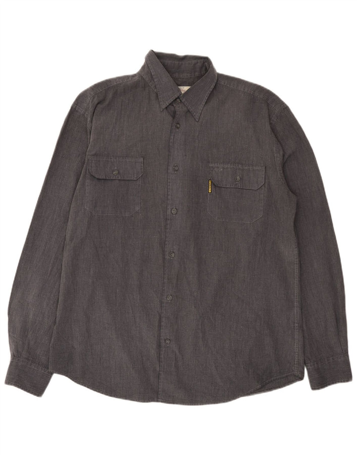 Koszula męska Armani Jeans XL, szary poliester