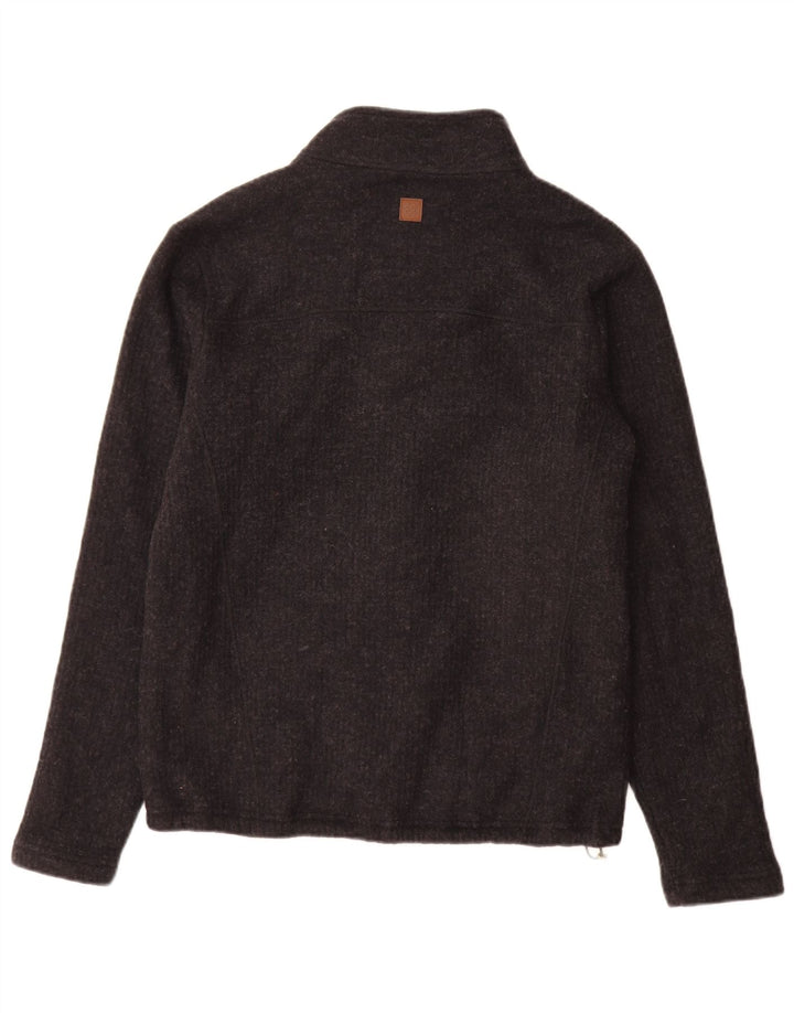 Sweter męski w stylu vintage, średnioszary, poliester
