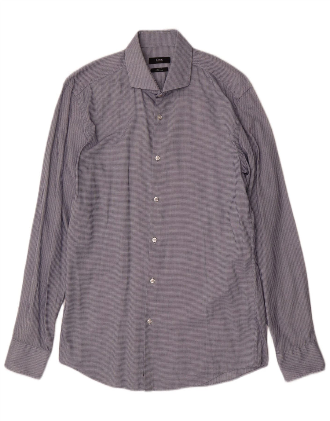 HUGO BOSS Mens Slim Fit Shirt Size 40 15 3/4 Medium Blue