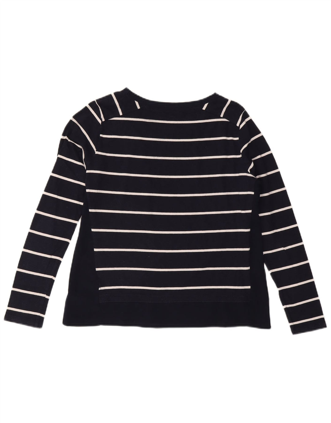 Top damski TOMMY HILFIGER z długim rękawem UK 10, mały, bawełniany w granatowe paski