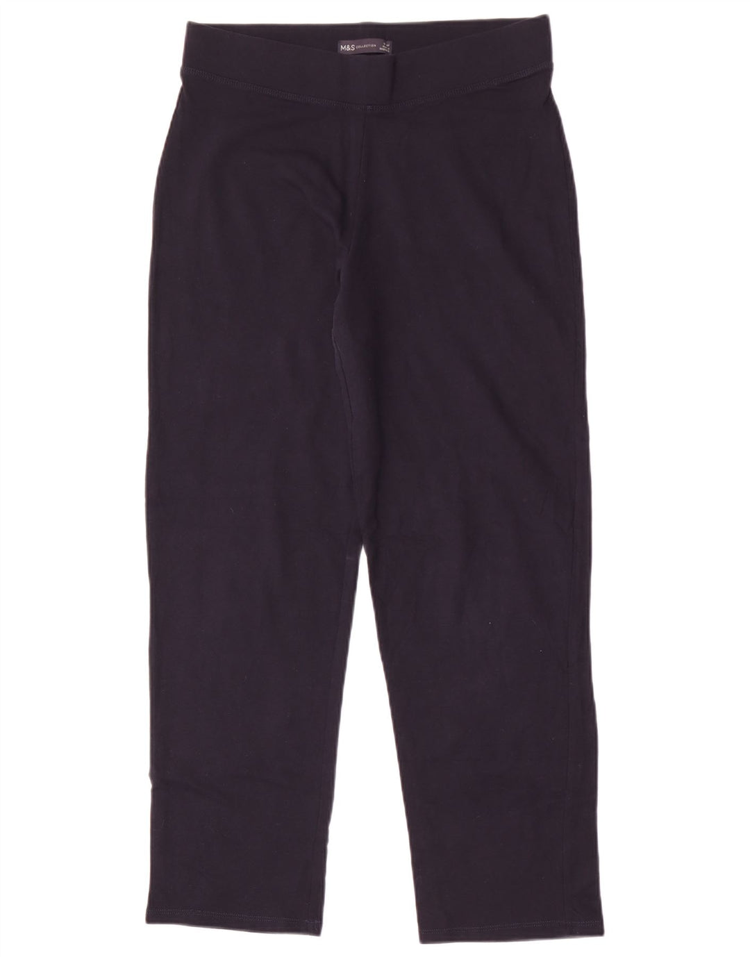 Damskie spodnie dresowe Marks & Spencer UK 12, średnie, granatowe, bawełniane